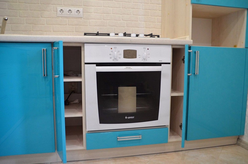 Акриловые кухни-Кухня МДФ в эмали «Модель 167»-фото7