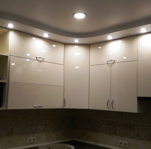 Белый кухонный гарнитур-Кухня МДФ в ПВХ «Модель 36»-фото5